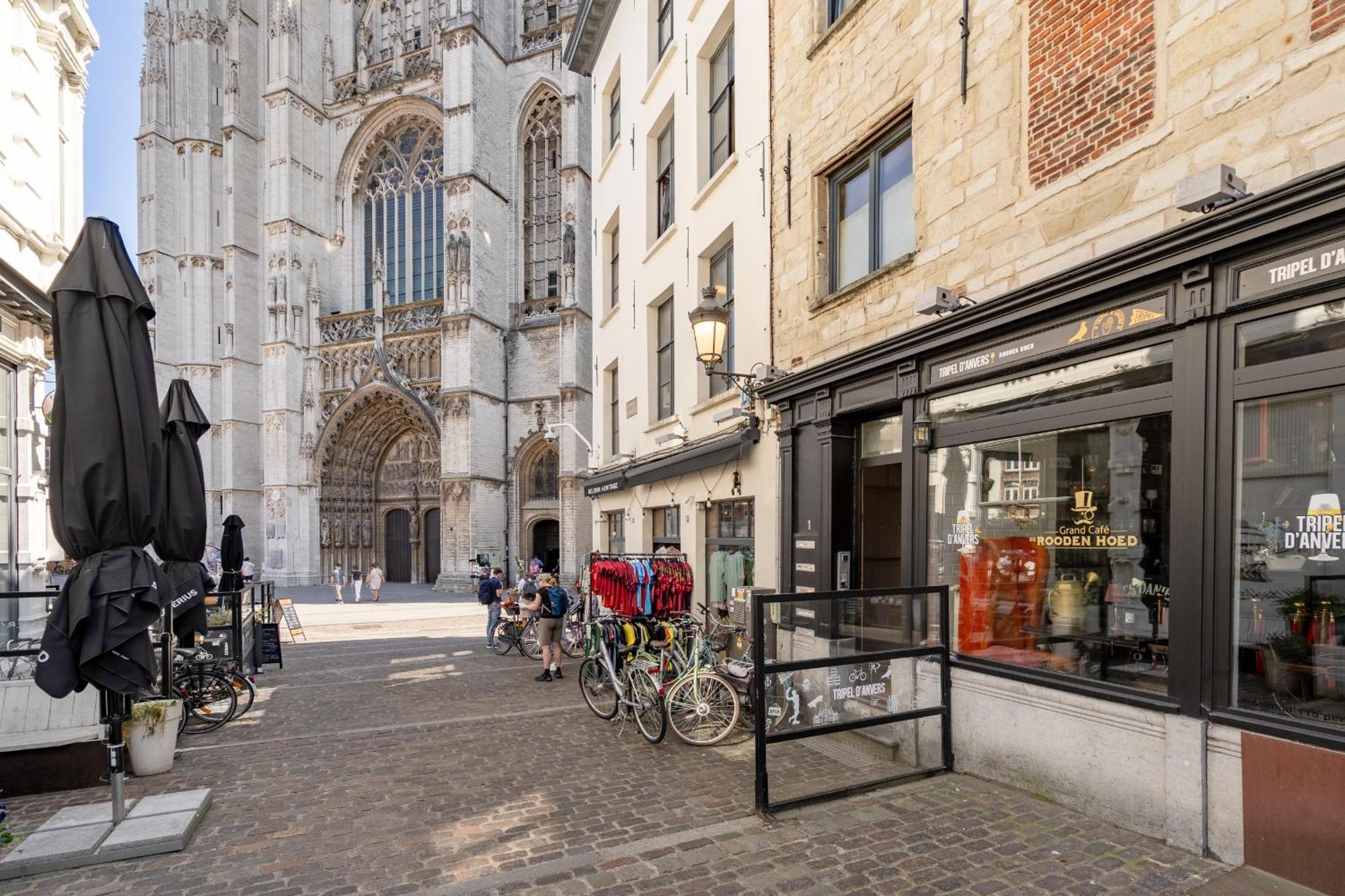 Tempel Triplex & Duplex At Historic Heart Of Antwerp Leilighet Eksteriør bilde