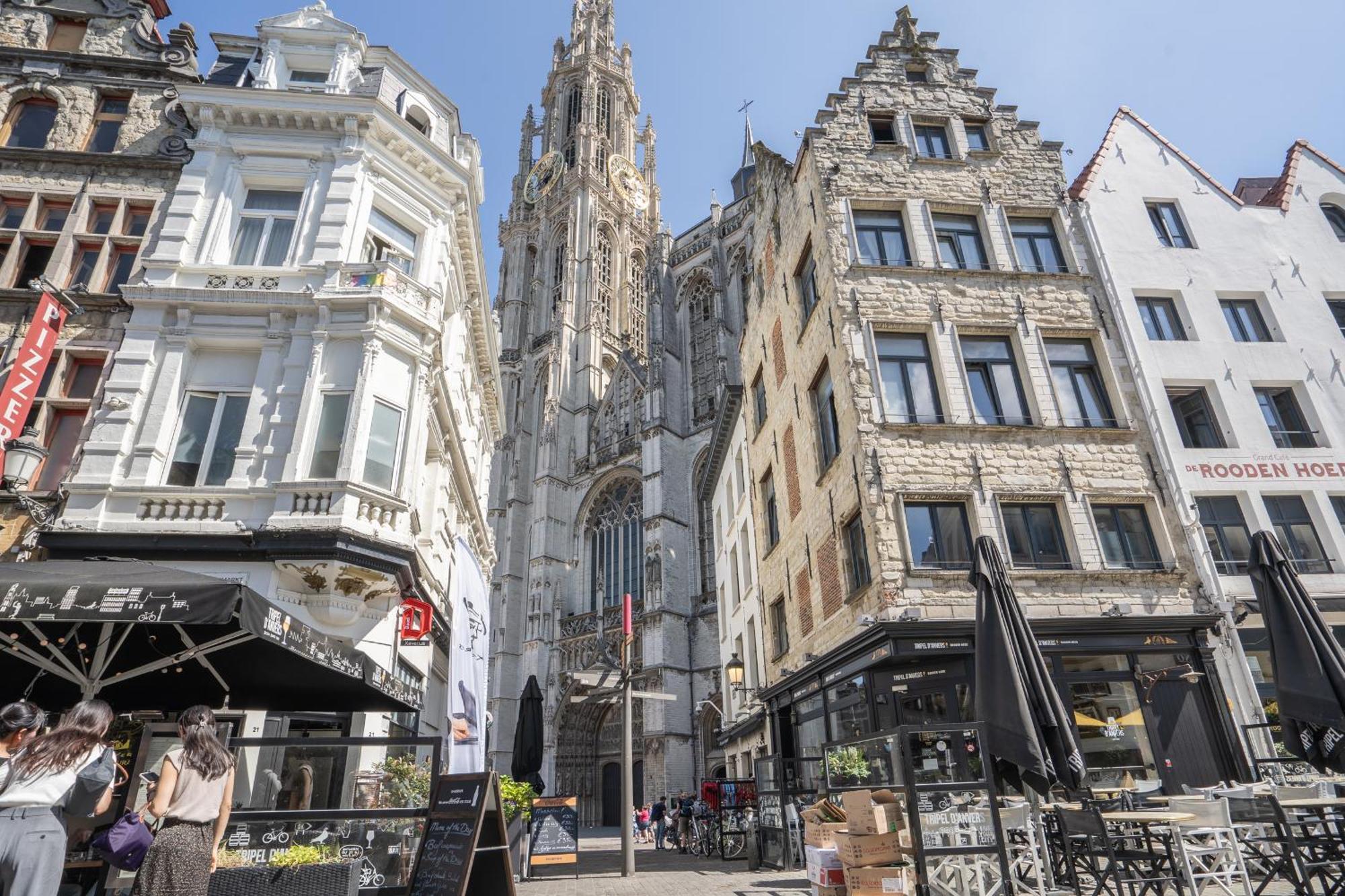 Tempel Triplex & Duplex At Historic Heart Of Antwerp Leilighet Eksteriør bilde