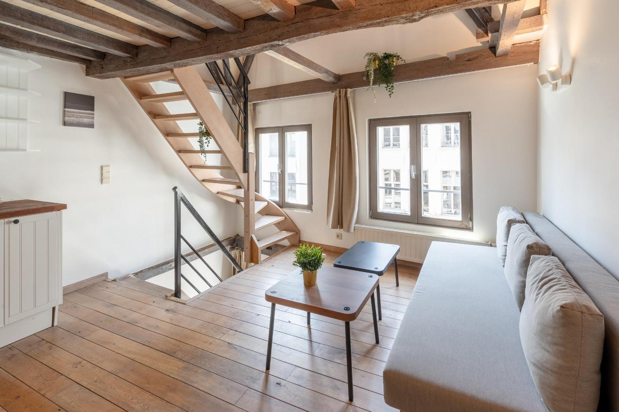 Tempel Triplex & Duplex At Historic Heart Of Antwerp Leilighet Eksteriør bilde
